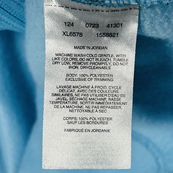 Columbia‎ Fleece Jacket Women's Full Zip Gorpcore Powder Light Blue Size Medium - Image 7