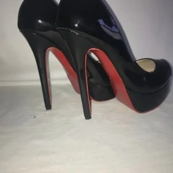 Only Maker black & red patent Stiletto Size 7 - Image 3
