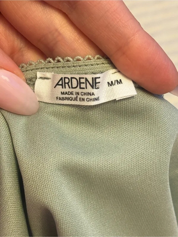 Vintage Marble-Effect Grey/Green Two Piece Maxi Skirt size M - Image 4