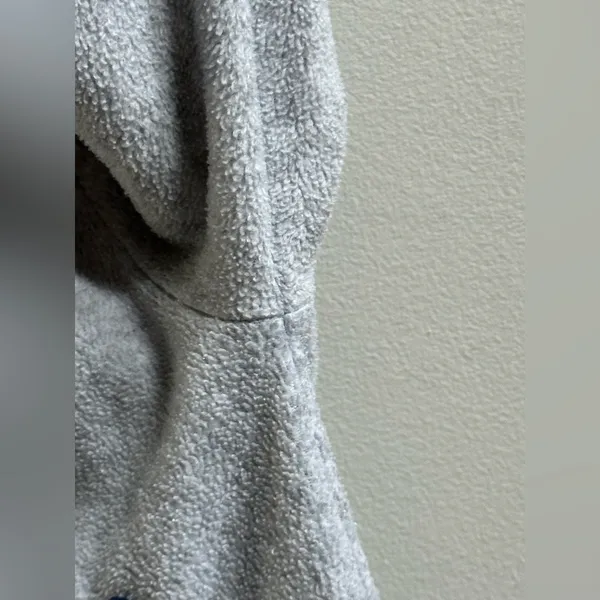 Disney Vtg Y2K Tigger "Mr.Splendiferous" Fleece Embroidered Hoodie Grey/Blue Women's M‎ - Image 6