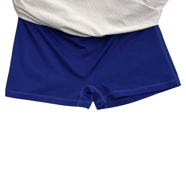 Nike Golf Dri-FIT Geometric Honeycomb Pleated Skort Blue Red Athletic Size M - Image 3