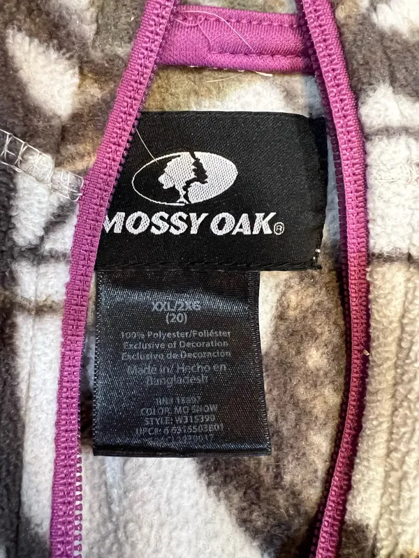 Mossy Oak Fleece Pullover - Image 3