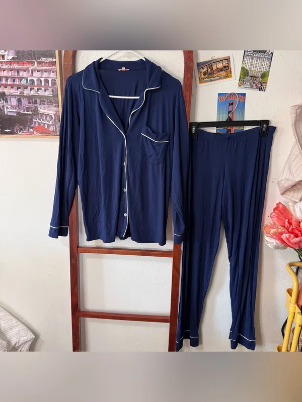 Eberjey Gisele TENCEL Modal Long Sleeve Pajama Set - Image 3