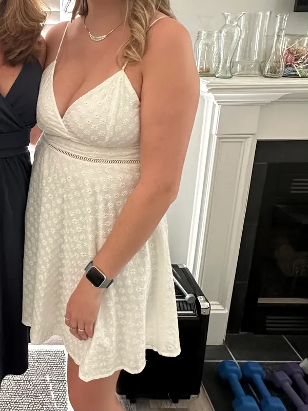 Altar'd State White Dress Floral - Image 4