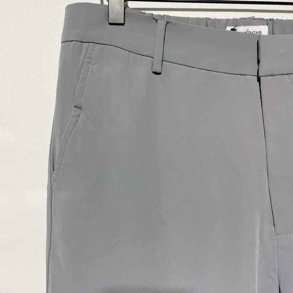 New Flare Leg Elastic Waist Trousers Victoria Pant Grey Size Medium - Image 7