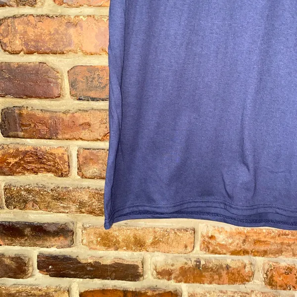 NWOT Fanatics Navy Blue Short Sleeve V-Neck Cotton T-Shirt Tee Womens Size Small - Image 3
