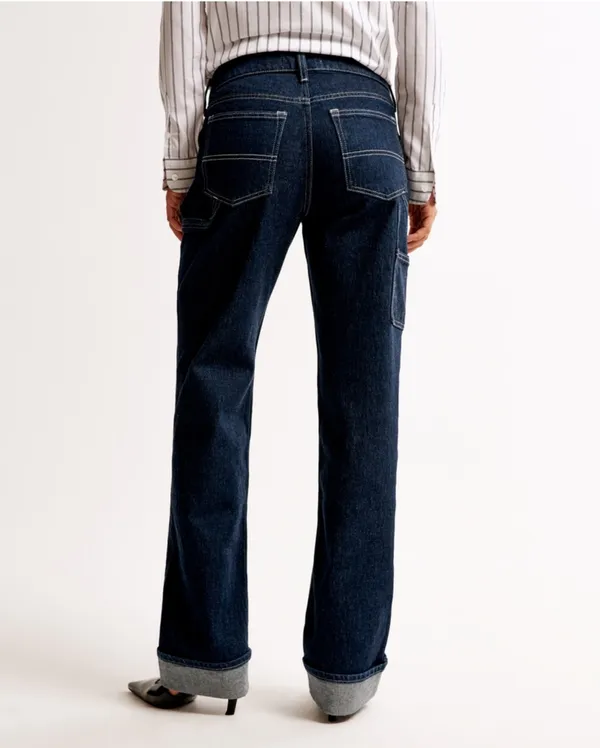 Abercrombie Baggy Low Rise Jeans - Image 3