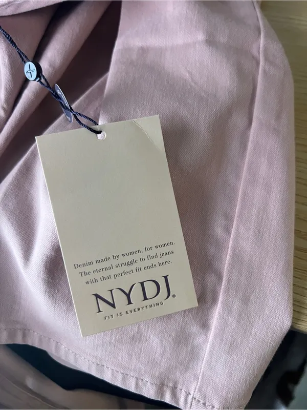 NYDJ Mona High Waist Ankle Wide Leg Trouser Jeans — Size 14 NWT - Image 8