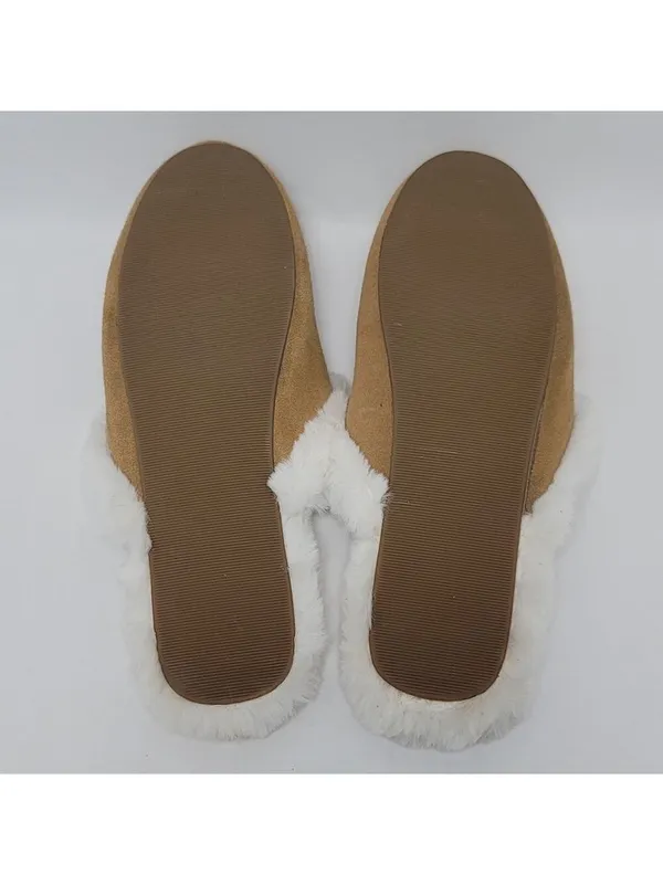 Haven Well Within Suede Faux Fur Lined Slide Slippers Women’s Size 10M - Image 3