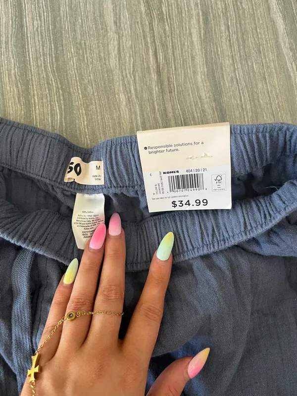 Wide leg linen pants - Image 2