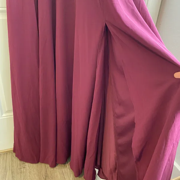 Lulu’s picture perfect burgundy lace maxi dress - Image 8