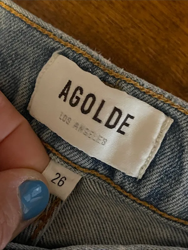 AGOLDE JEANS SIZE 26 - Image 3