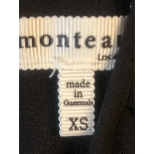 Monteau Women’s Sleeveless Black Dress Lattice Cutout Neckline Size XS (5717) - Image 4