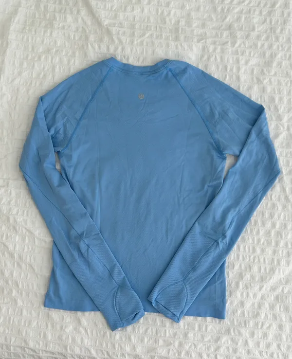 Lululemon Blue Long Sleeve Swiftly Tech  - Image 2