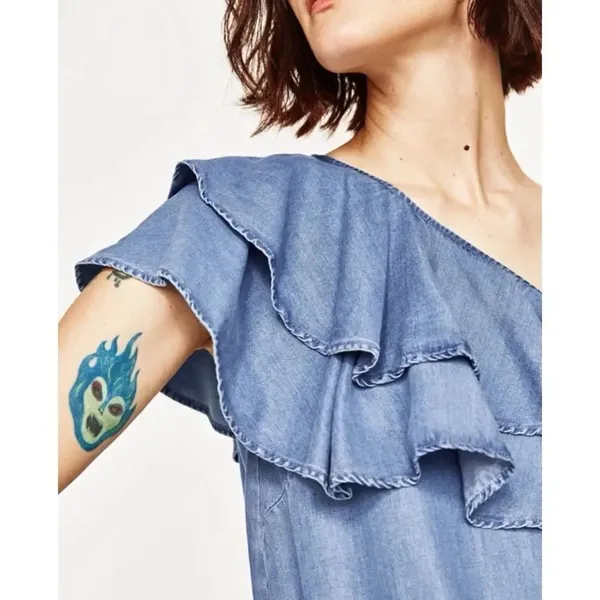 ✨ Hp✨Frilled Asymmetric Dress:✨ - Image 4