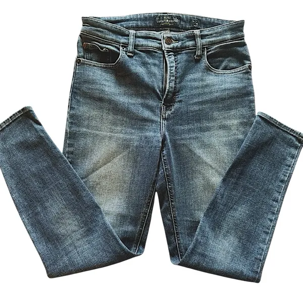 Lucky Brand🍀 Size 6/28 Bridgette Ankle Skinny Jeans Medium Wash. 1990 - Image 2