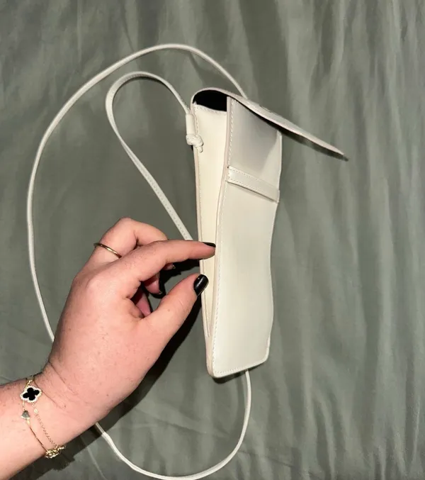Celine Smooth Calfskin Sunglasses Pouch White - Image 5