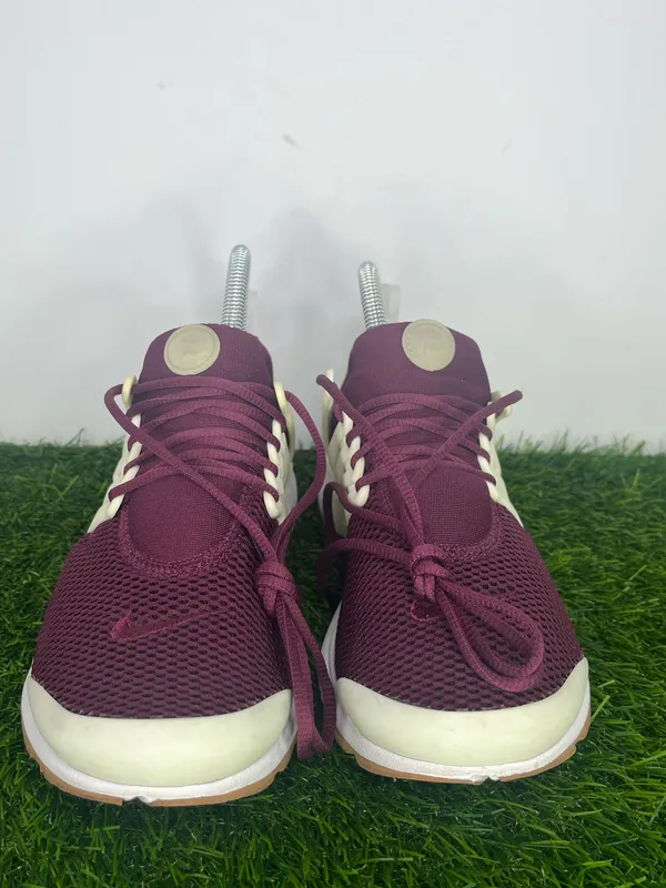 Nike Air Presto Burgundy Cream Women’s Size 8 (454440-998) Running Shoes - Image 2
