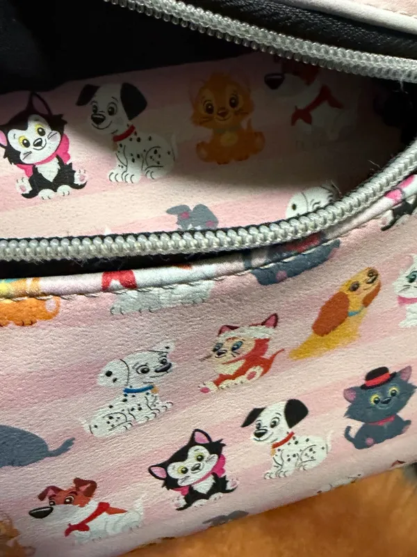 Loungefly Disney Kittens and Puppy Mini Backpack Lady Tramp Aristocats - Image 11