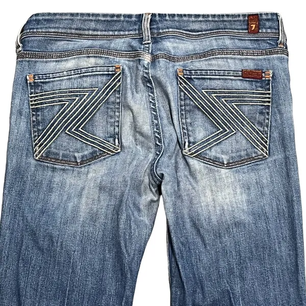 7FAM Vintage Bootcut Denim Jeans - Image 4