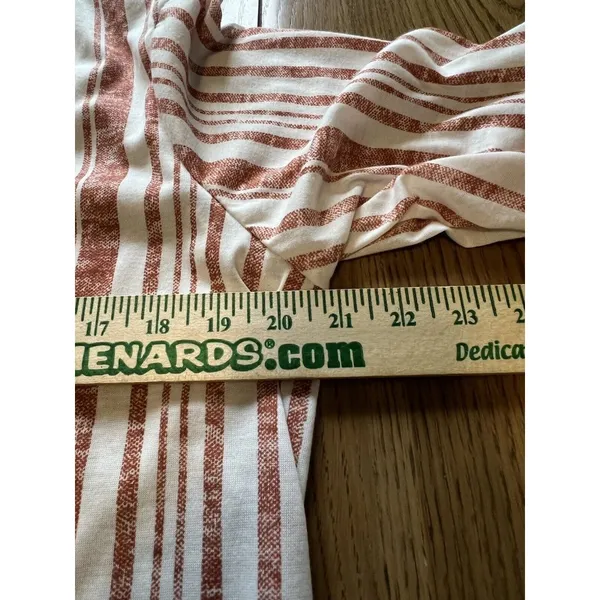 Eden & Olivia Shirt Size Large Striped‎ Tunic Boho Peasant Hippie Preppy - Image 5