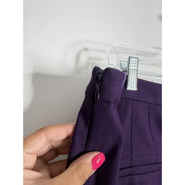 Ann‎ Taylor Natalie Pant Size 12 Aubergine Career Wear Office Business Casual - Image 8