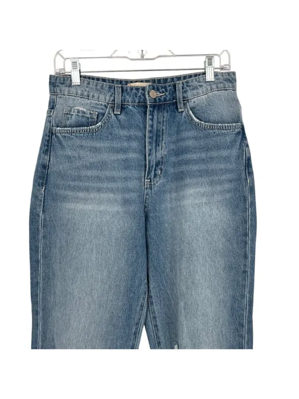 Altar'd State Vervet Distressed High Rise Jeans Size 28 90s Grunge Y2K Casual - Image 3