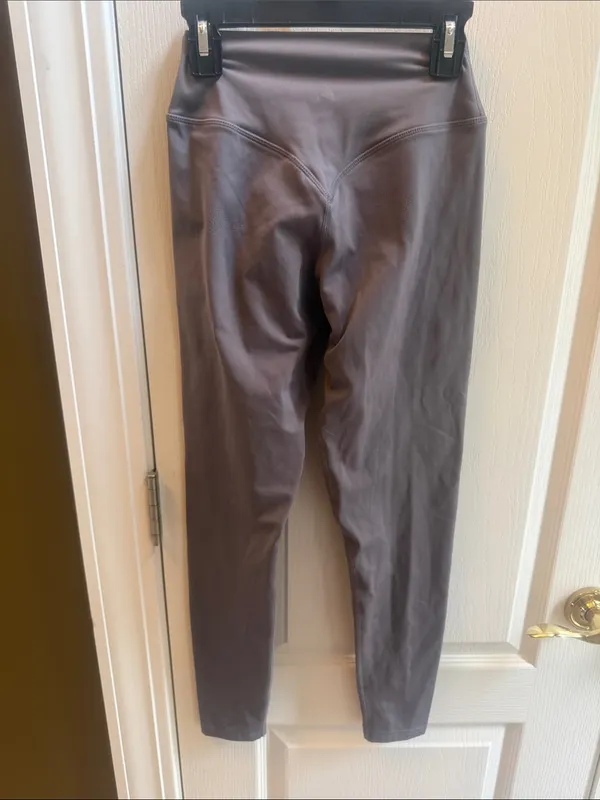 Balance Athletica High-Waist Mauve Gray Leggings - Image 2