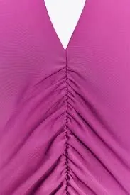 Zara Pink Halter fitted bodycon maxi Dress evening party holiday wedding - Image 10