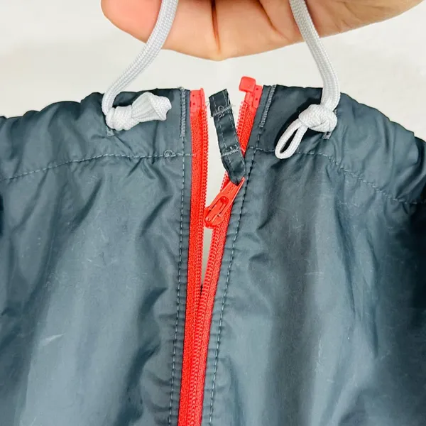 Columbia Light Gray Jacket with Red Logo - Image 7