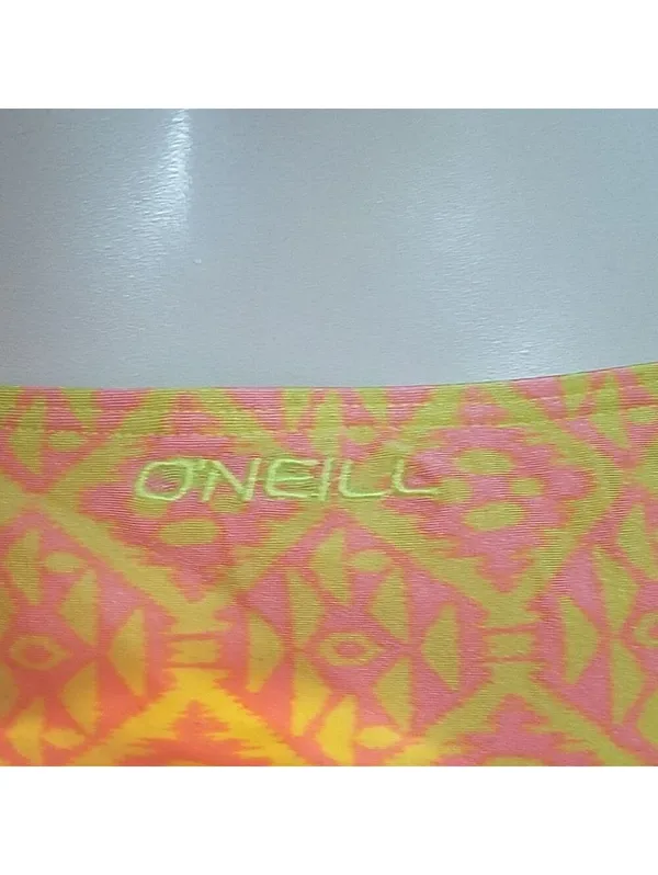 O'Neill Women's Bikini Bottoms in Yellow and Pink Geometric Print, Size M - Image 5