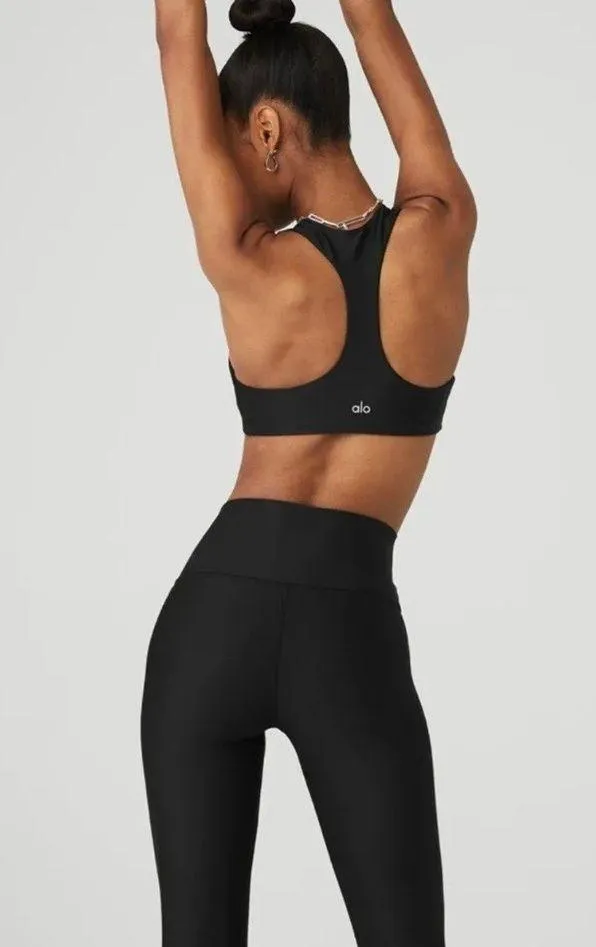 ALO AIRLIFT AIRLIFT ADVANTAGE RACERBACK BRA Black Size M NWT - Image 3