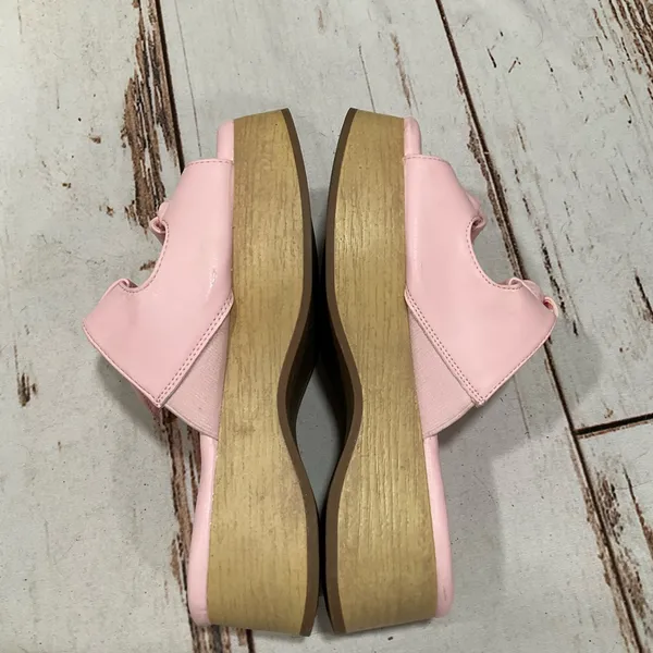 Sam & Libby Pink‎ Platform Double Bow Tie Comfy Dress Sandals - Image 3