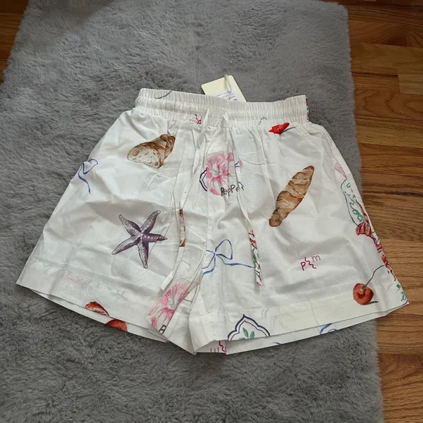 Peppermayo Sweet Relief Banchetto Linen Shorts - Image 8