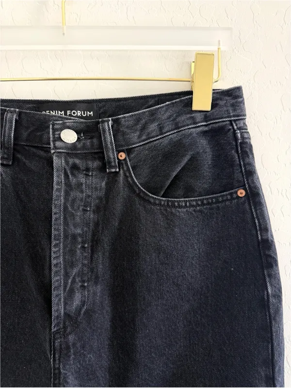 Aritzia Denim Forum Joni High Rise Loose Jeans Size 29 X 32L - Image 9