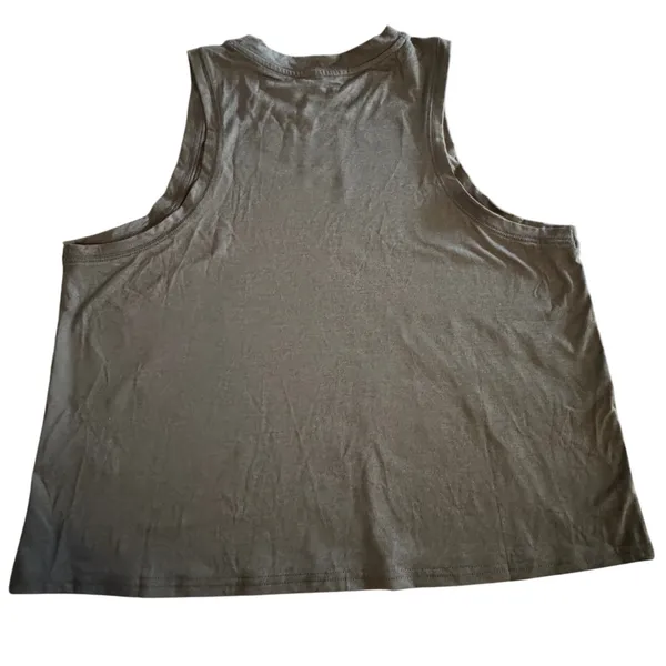 Quince Flowknit Breeze High-Neck Tank L Black Active Athleisure Basic Neutral - Image 5