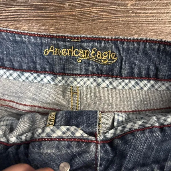 y2k size‎ 8 american eagle micro shorts - Image 2