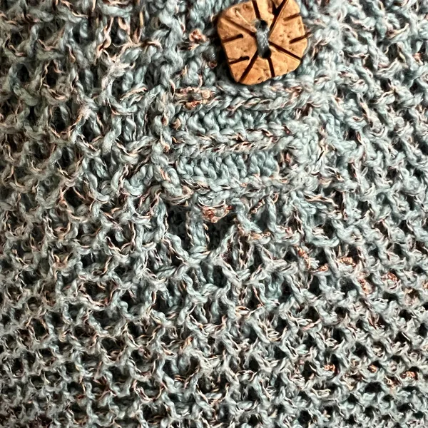 Free‎ People Crochet Sweater Oversized Bohemian Boho Festival Small - Image 7