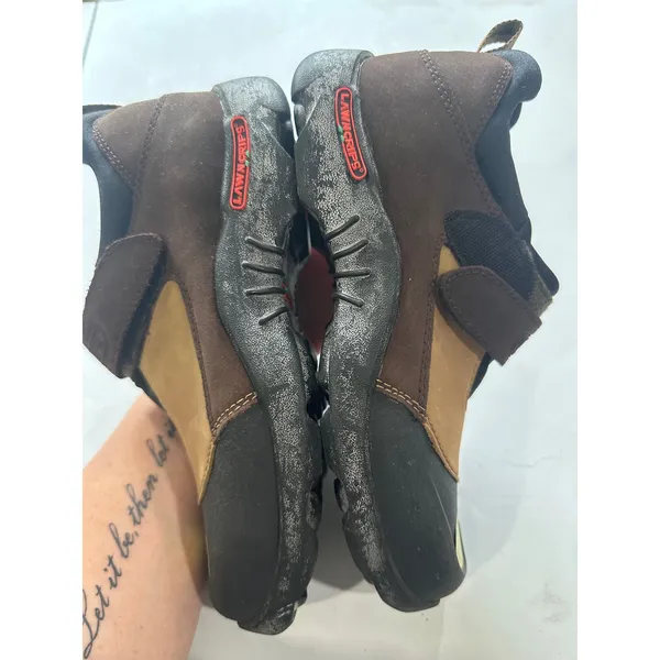 LawnGrips 1001-Womens Steel Safety Toe Work Shoes Brown Leather Size 7.5 - Image 3