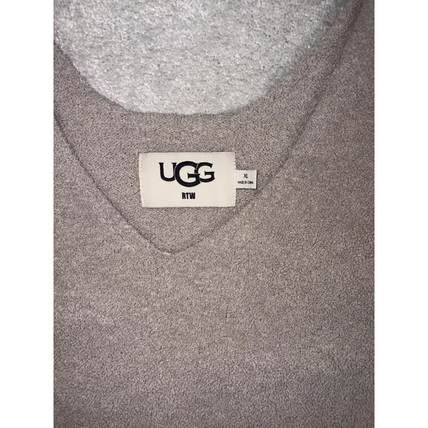 UGG Soft Sherpa Tank Top Dulcie Lounge Comfort L Tan - Image 4