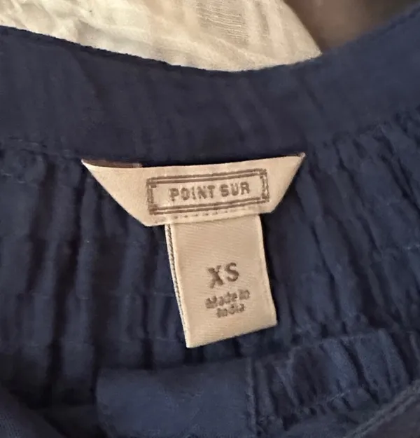 Point Sur Blouse Blue Size XS - Image 4