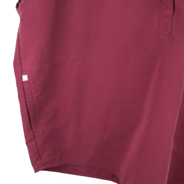 Figs Womens Rafaela Oversized Scrub Top Technical Collection Wine Red Size XL - Image 6