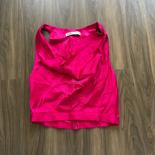 Zara Cowl Neck Tank Top - Image 2