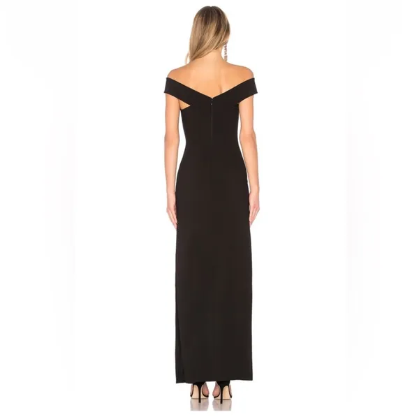 Likely Darrah Off Shoulder‎ Black Maxi Gown Womens Size 0 - Image 3