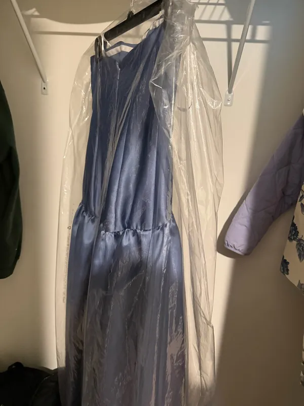 Alfred Sung Strapless Satin Gown - Image 5