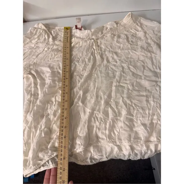Arizona Jeans White blouse size large - Image 9