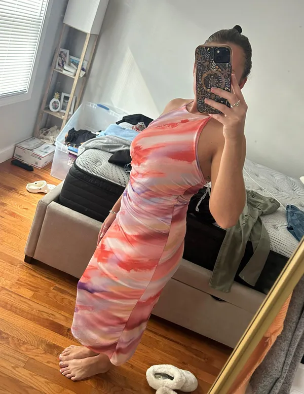 The Dye Dress Pink Size M - Image 3