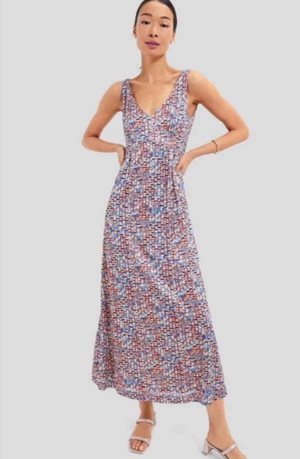 Tuckernuck Natasha Mosaic Maxi Dress Size XL - Image 2