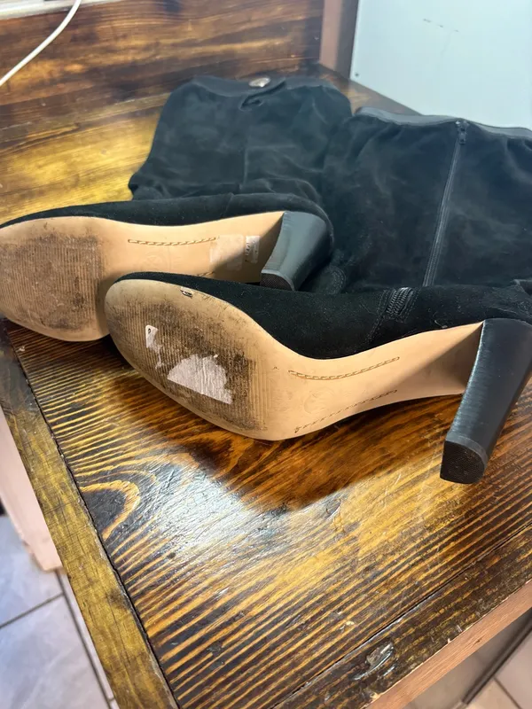 Michael Kors black heeled boots size 9 - Image 8