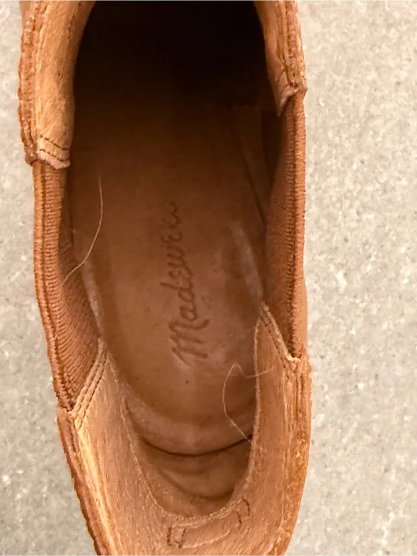 Madewell The Regan Boot English Saddle Brown Leather Ankle Boots 9.5 - Image 11